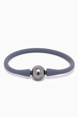 Rubber pearl bracelet outlet