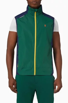 Buy Polo Ralph Lauren Green Vital Lined Vest in Recycled Polyester For Men Online Ounass Oman