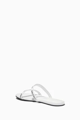 Balenciaga round flat sandals hotsell