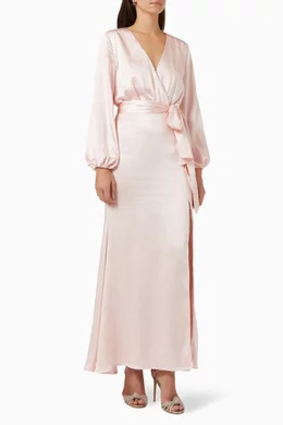 lotus maxi dress SPIRAL LOTUS LEAF MAXI DRESS IN BLACK