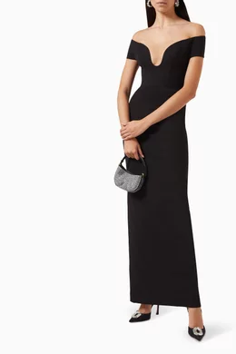 Buy Solace London Black Marlowe Maxi Dress For Women Online | Ounass Oman