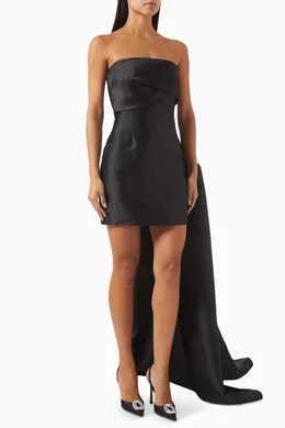 long sleeve black mini dress plus size Alex Evenings Women's Short Stretch Scuba Crepe Dress - Black