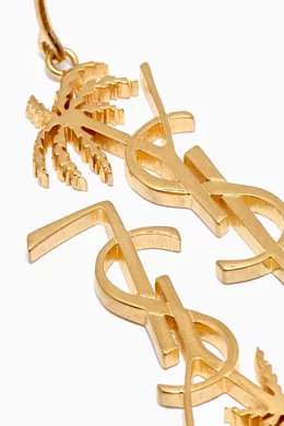 Saint laurent palm tree necklace top