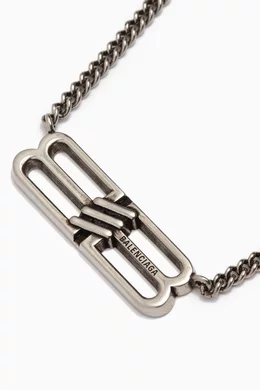 アクセサリー BALENCIAGA BB ICON NECKLACE BB Icon necklace in gold - Balenciaga | Mytheresa