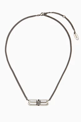 アクセサリー BALENCIAGA BB ICON NECKLACE 関税込み☆ギフトにも【BALENCIAGA】BB ICON NECKLACE Gold