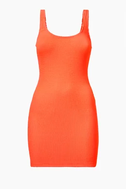 slim fit dress slacks Aisha Ruffle Mini Dress main image 0