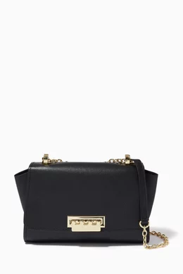Buy ZAC Zac Posen Black Eartha Mini Crossbody Bag in Leather For Women Online Ounass Oman