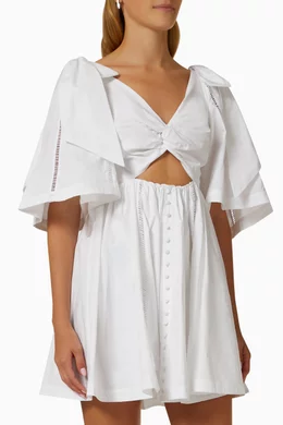 Hollie Cutout Ruffle Dress