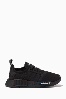 Buy adidas Black NMD R1 Sneakers in Mesh For Boys Online | Ounass Oman