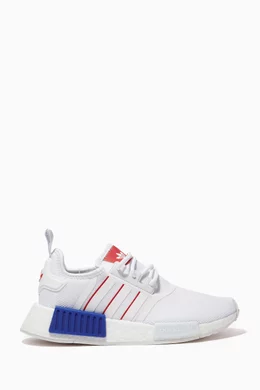 Buy adidas White NMD R1 Sneakers in Recycled Materials For Boys Online |  Ounass Oman