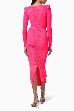 alex perry stanton ruched sweetheart cup dress ALEX PERRY Stanton Ruched Sweetheart Cup Dress in black US4