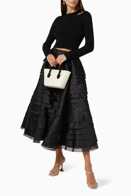knee length dresses for ladies Amour Ruffle Mini Dress