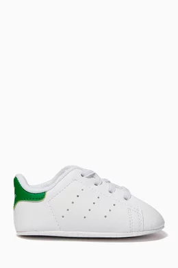 adidas gazelle silver green womens Nike Force 1 Crib Baby Bootie Size 3C, White main image 1