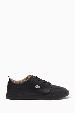 Buy Lacoste Black Bayliss Sneakers in Leather For Men Online Ounass Oman