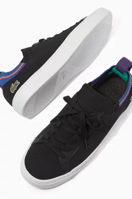 Buy Lacoste Black La Piquee Sneakers in Canvas For Women Online Ounass Oman