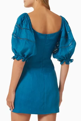 layla linen mini dress Layla mini (linen)  Rep Kulture Pty Ltd