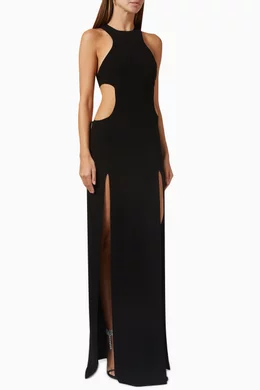 monot backless maxi dress Mougleta Backless Maxi Dress