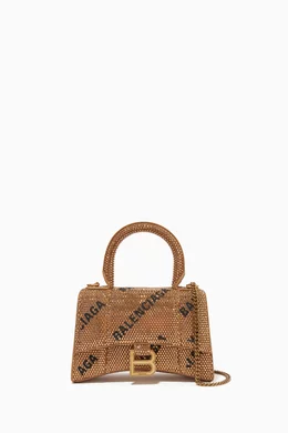 Balenciaga suede bag gold clearance
