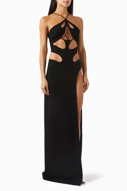 Fashion nova winning beauty cut out gown outlet