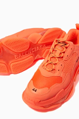 Triple s balenciaga orange 2025
