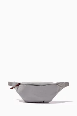 Buy Polo Ralph Lauren Grey Belt Bag in Cotton Canvas For Men  display picture 1