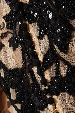 knee length dresses for ladies Polina Ivanova Atelier | Verona in Chantilly lace