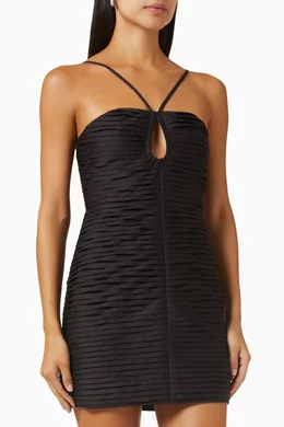 shona joy thea keyhole mini dress Shona Joy Thea Keyhole Mini Dress Yellow Size 8
