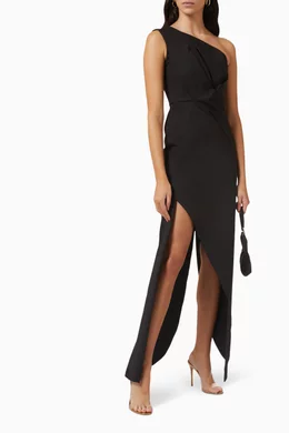 luna one shoulder maxi dress Luna Twist One Shoulder Maxi Dress  Style Bar