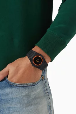 Buy D1 Milano Black Orange Load Quartz Polycarbonate Watch,