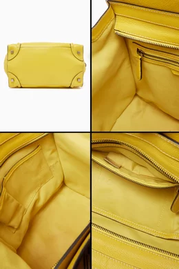 Celine luggage yellow 2025