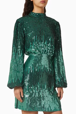 rixo samantha sequin mini dress Rent Samantha Sequin Midi Dress - RIXO