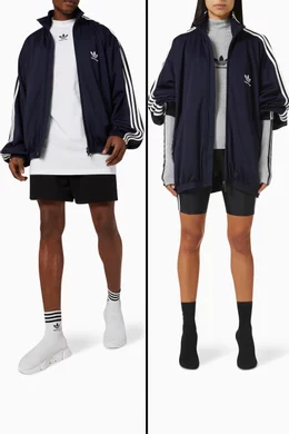 感謝の声続々！ Tracksuit Adidas x Blue Balenciaga Buy Jacket Cotton in トップス