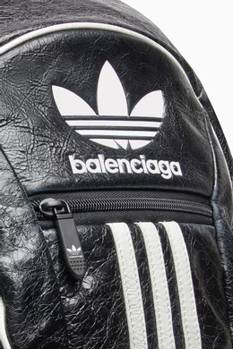 Buy Balenciaga Black x Adidas Backpack in Leather For Men Online