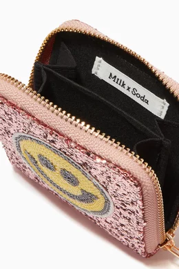 Milk x Soda PATCH WALLET SMILE