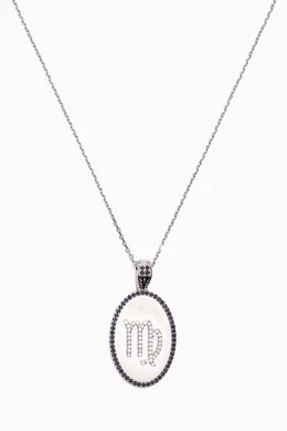Virgo diamond necklace top