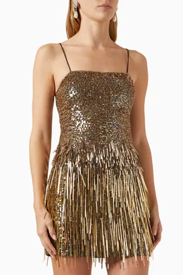 izabell sequin mini dress alexis Alexis Yellow Sequin Mini Dress by Alexis