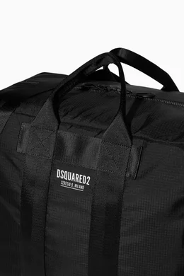 Buy Dsquared2 Black Ceresio 9 Duffle Bag in Nylon For Men Online