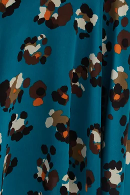 Buy Never Fully Dressed Green Leopard Charlie Dress in Viscose For Women  Online | Ounass Oman