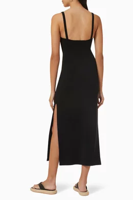 high neck sleeveless knit dress Black Cable Knit Turtle Neck Sleeveless Mini Sweater Knit Dress