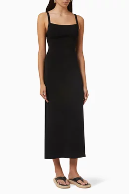 matteau square knit dress Matteau | Dresses | Matteau The Square Knit Low Back Maxi Dress