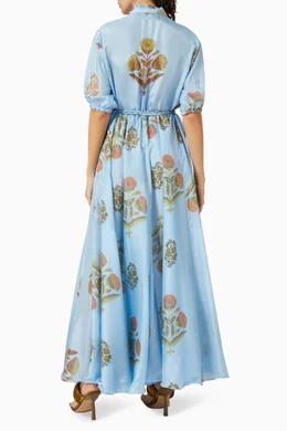 hannah artwear blue dress suri dress main image 1