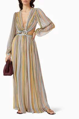 hannah artwear rio silk dress Showstopper @sheeeeoo in our Rio Gown  A signature Hannah Silhouette in  Jasmine Serenade