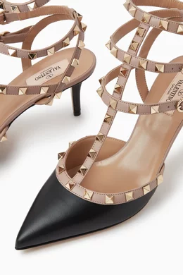 Buy Valentino Garavani Black Valentino Garavani Rockstud 65 Caged - Main Image