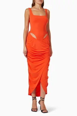 paris georgia orange dress Paris Georgia Orange Raf Maxi Dress Paris Georgia