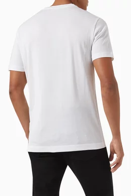 Buy Dolce & Gabbana White Re-Edition Logo T-shirt in Cotton