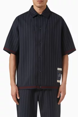 Buy Kith Blue Pinstripe Woodpoint Shirt For Men Online | Ounass Oman