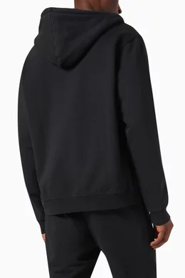 Buy Kith Black Williams V Zip-up Hoodie in Cotton Fleece For Men