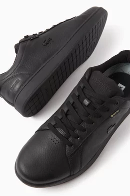 Buy Lacoste Black Carnaby GTX Sneakers in Leather For Men Online Ounass Oman