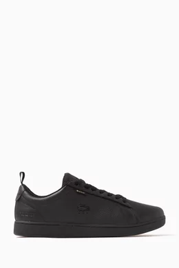 Buy Lacoste Black Carnaby GTX Sneakers in Leather For Men Online Ounass Oman