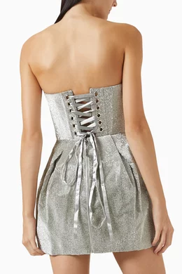 bronx and banco corset mini dress Bronx and Banco Maraya Corset Mini Dress in Natural